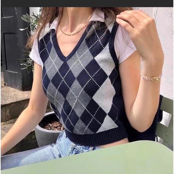 Brandy Melville Sweaters - - Brandy Melville Riley sweater vest